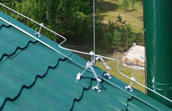 блискавкоприймач та система відводу