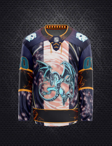 BLU-EYES Hockey Jersey (LE15) (Pre-order) | Scott Atomic