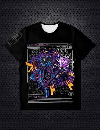 magician of black chaos Velour t-shirt (Pre-Order) (Le50) | Scott