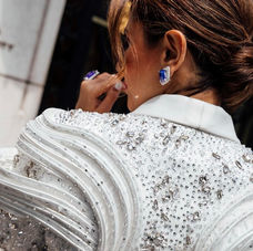 Hair & Makeup by Valerie B. for Jaya Raheja at the Red Carpet at Paris Fashion Week