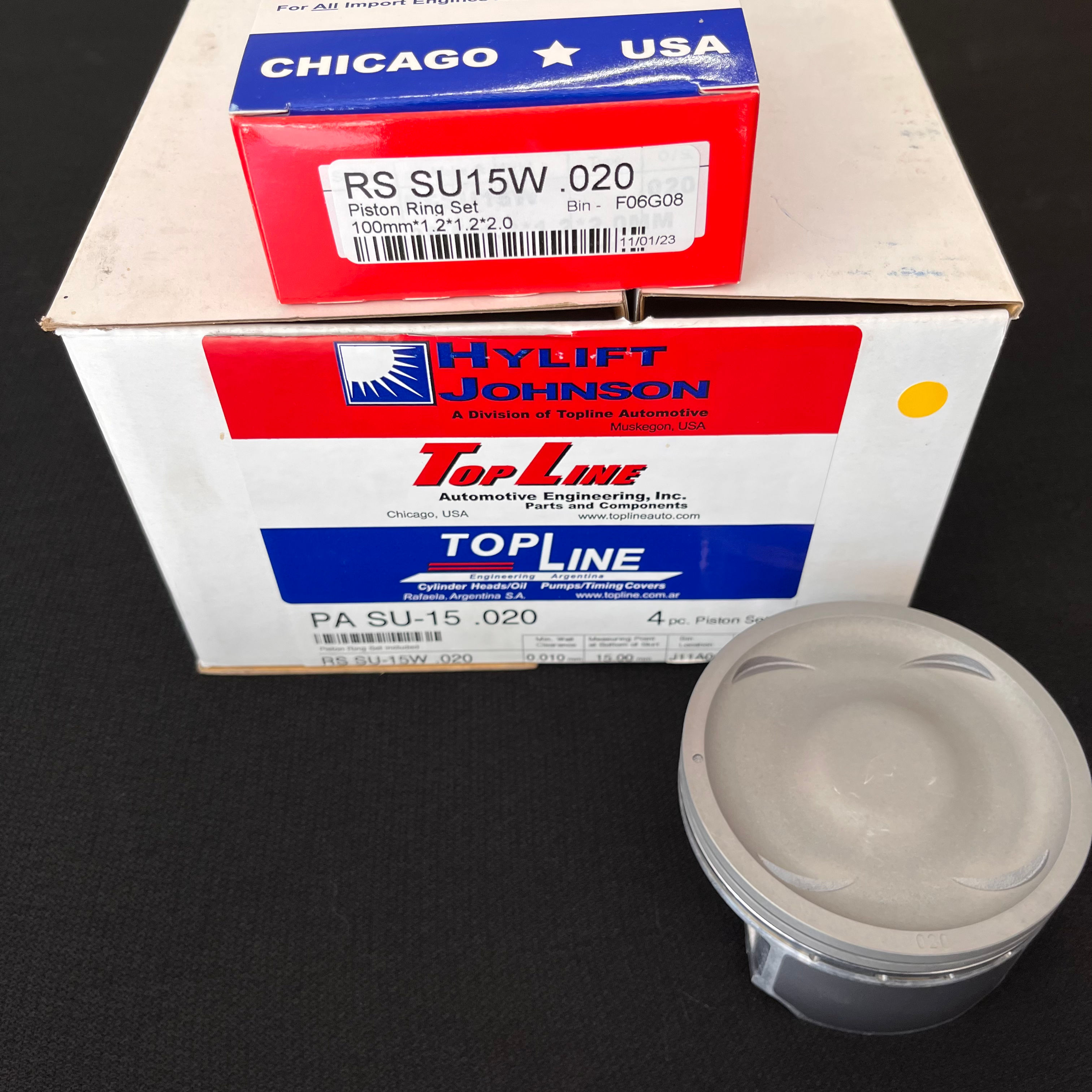 Topline Piston Kit - Subaru EJ255/7 Hybrid - PASU15