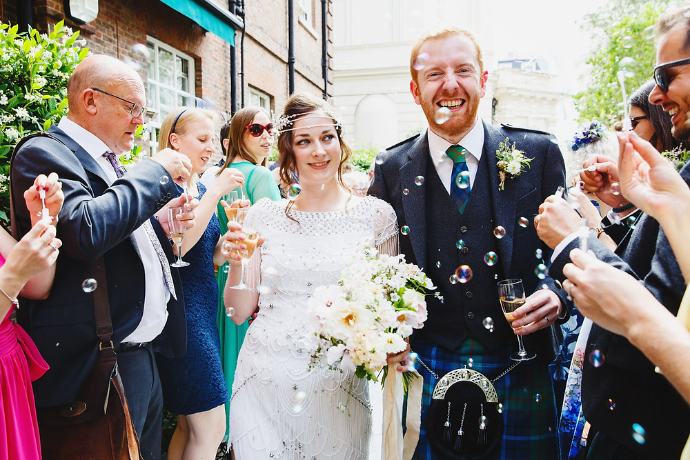 Summer Flower Arrangements, London Wedding