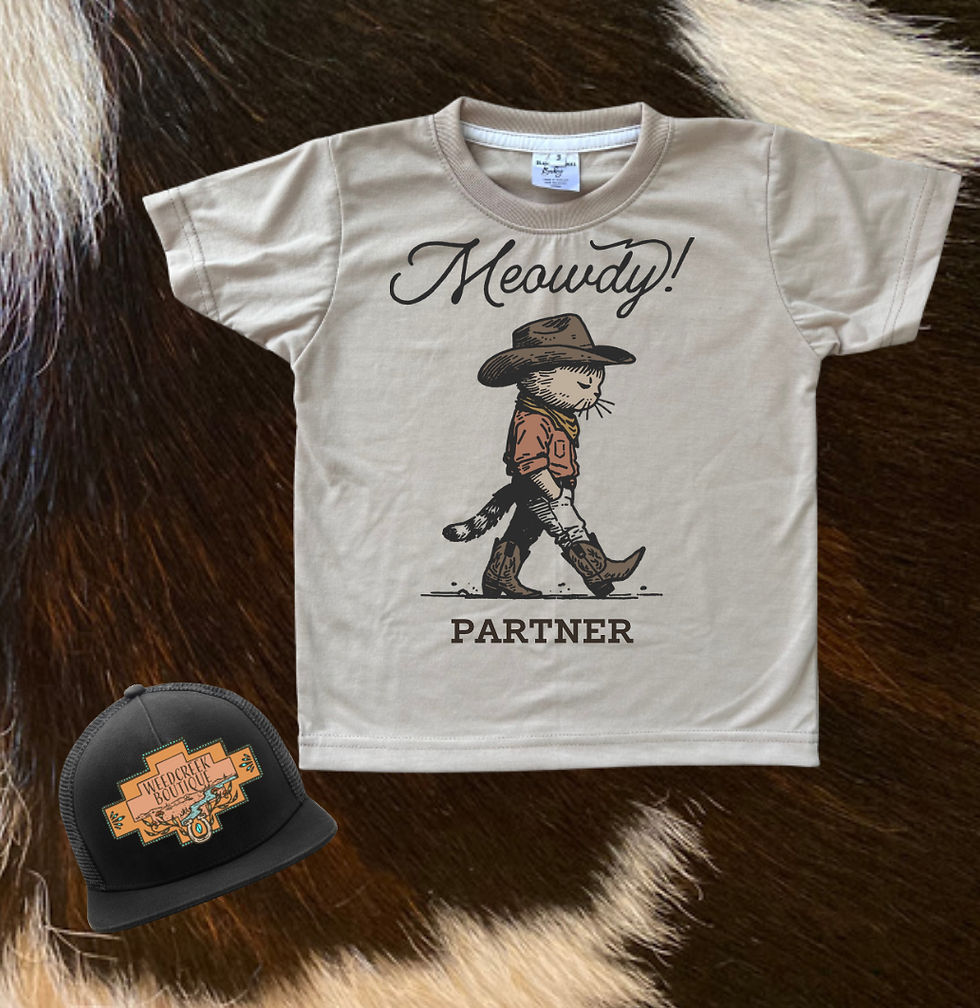 Meowdy Toddler/Youth Tee