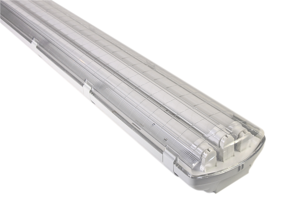 4' Sealed LED Tube Fixture Three Tubes