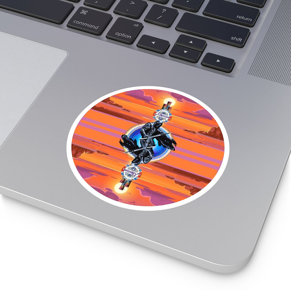 Sharper Blade & Sky Hi Chips Sticker
