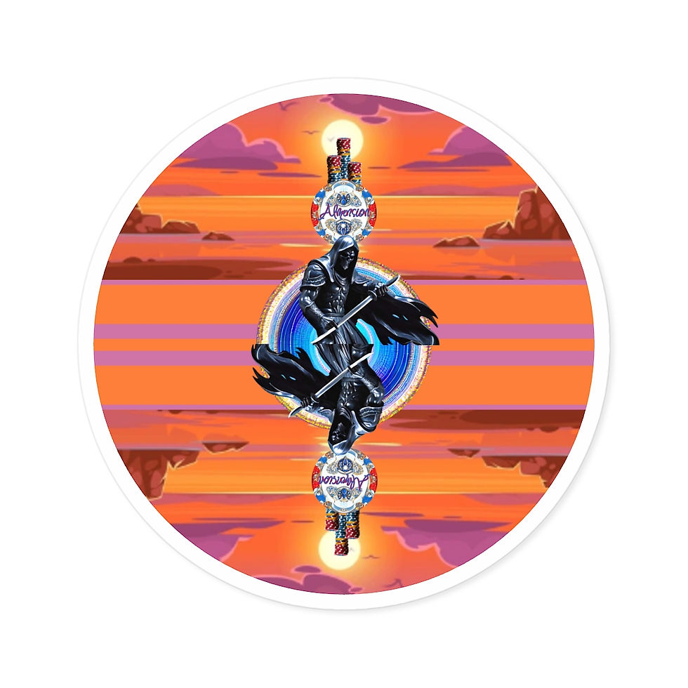 Sharper Blade & Sky Hi Chips Sticker
