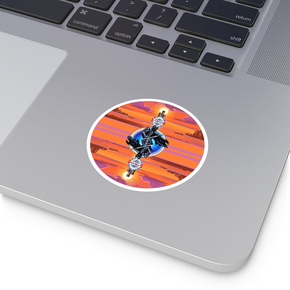 Sharper Blade & Sky Hi Chips Sticker