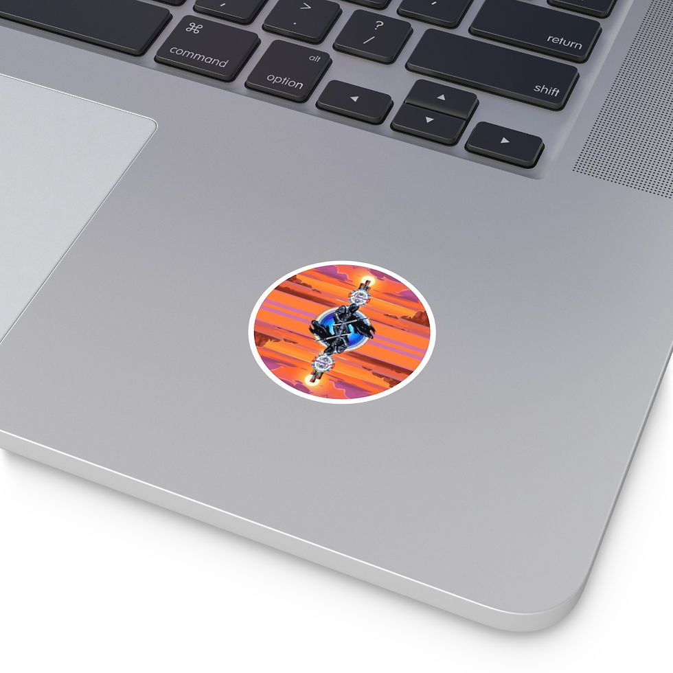 Sharper Blade & Sky Hi Chips Sticker
