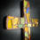 Thumbnail: Joyful Yellow Stained Glass Mosaic Cross, Large Wall Cross
