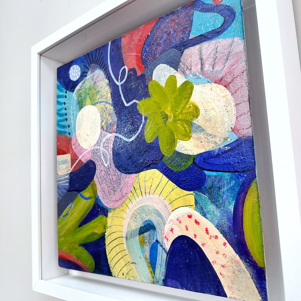 Thumbnail: Spring Forward, Original Acrylic Painting on Wood Panel