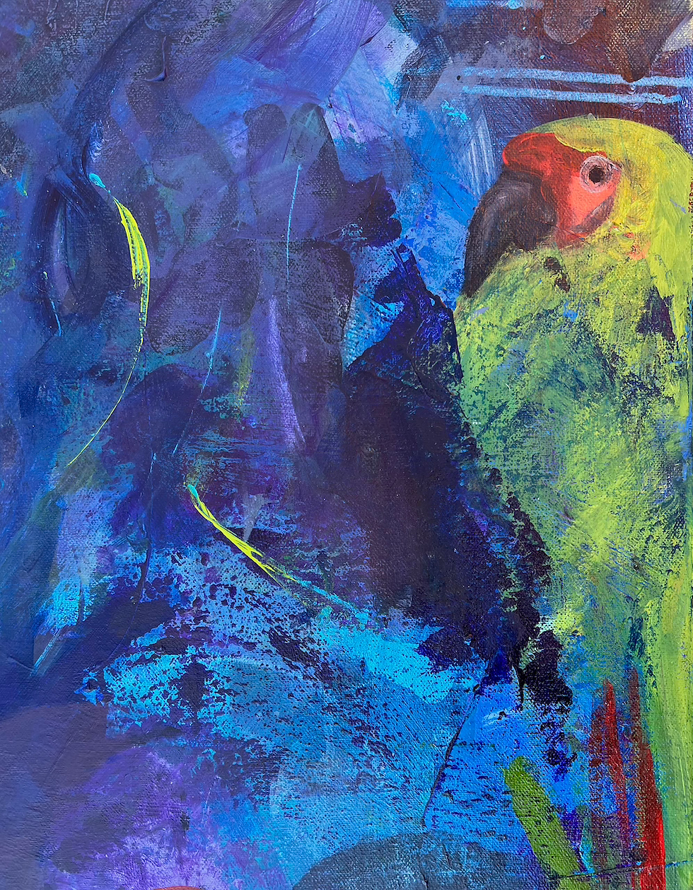 Thumbnail: 'Pandemonium' Original Painting, Acrylic on Canvas