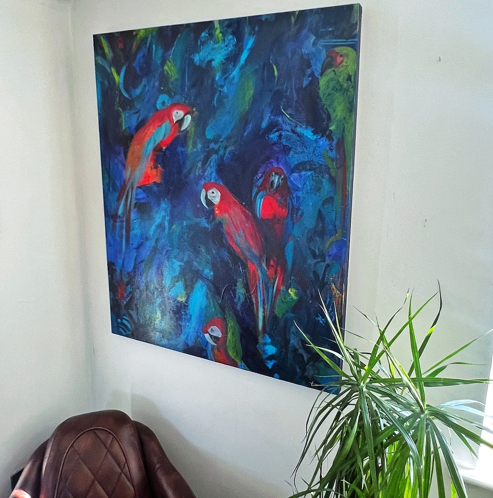 Thumbnail: 'Pandemonium' Original Painting, Acrylic on Canvas
