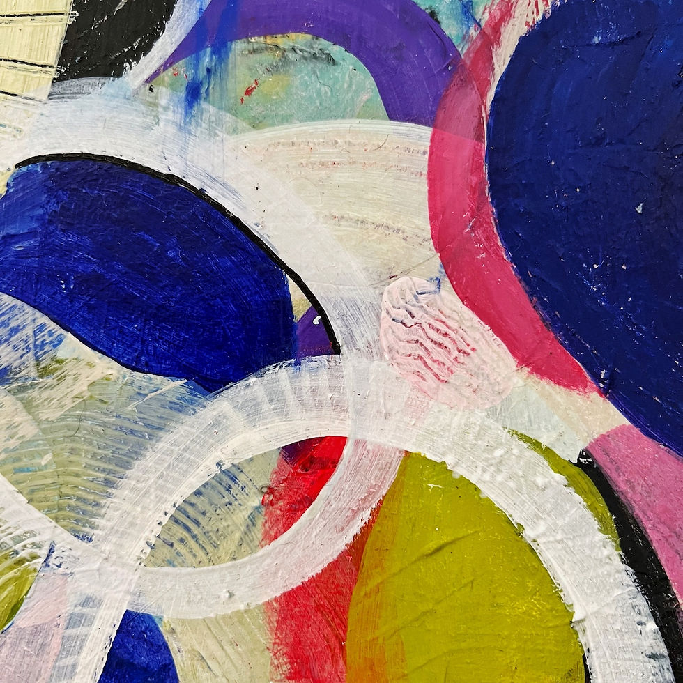 Thumbnail: Plants Seeds, Original Acrylic Painting on Wood Panel