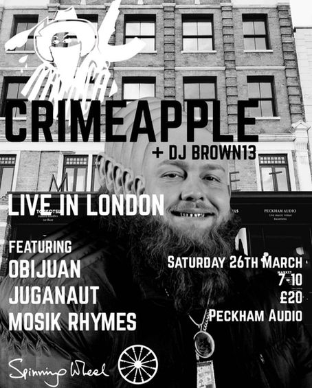 CRIMEAPPLE Live at the Peckham Audio - Review and Interview