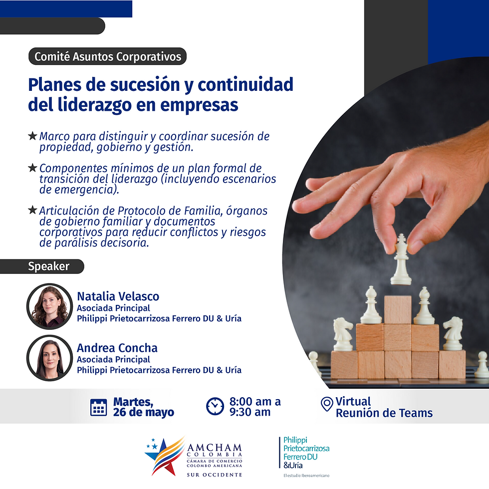 Comité Asuntos Corporativos | Planes de sucesión y continuidad del liderazgo en empresas