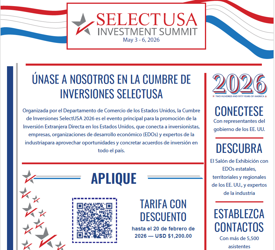 Cumbre de Inversión Select USA 2026