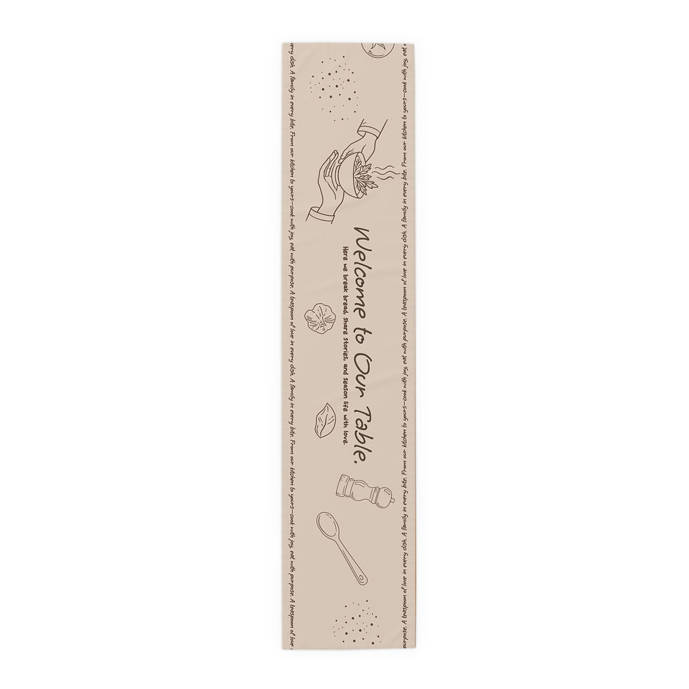 Thumbnail: Welcome to Our Table - Table Runner