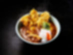 Chicken tempura and soft-boiled egg curry udon
鶏天温玉カレー