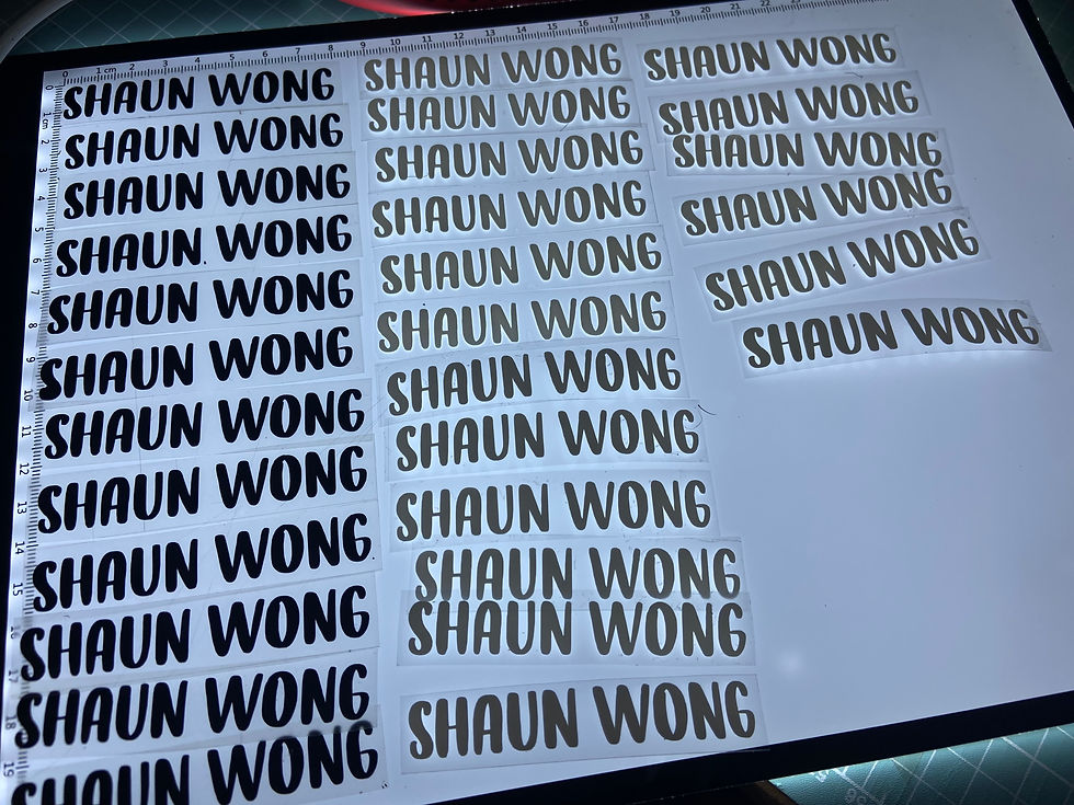 Thumbnail: Custom Iron-On Name Labels for Clothing, Textiles & Fabrics