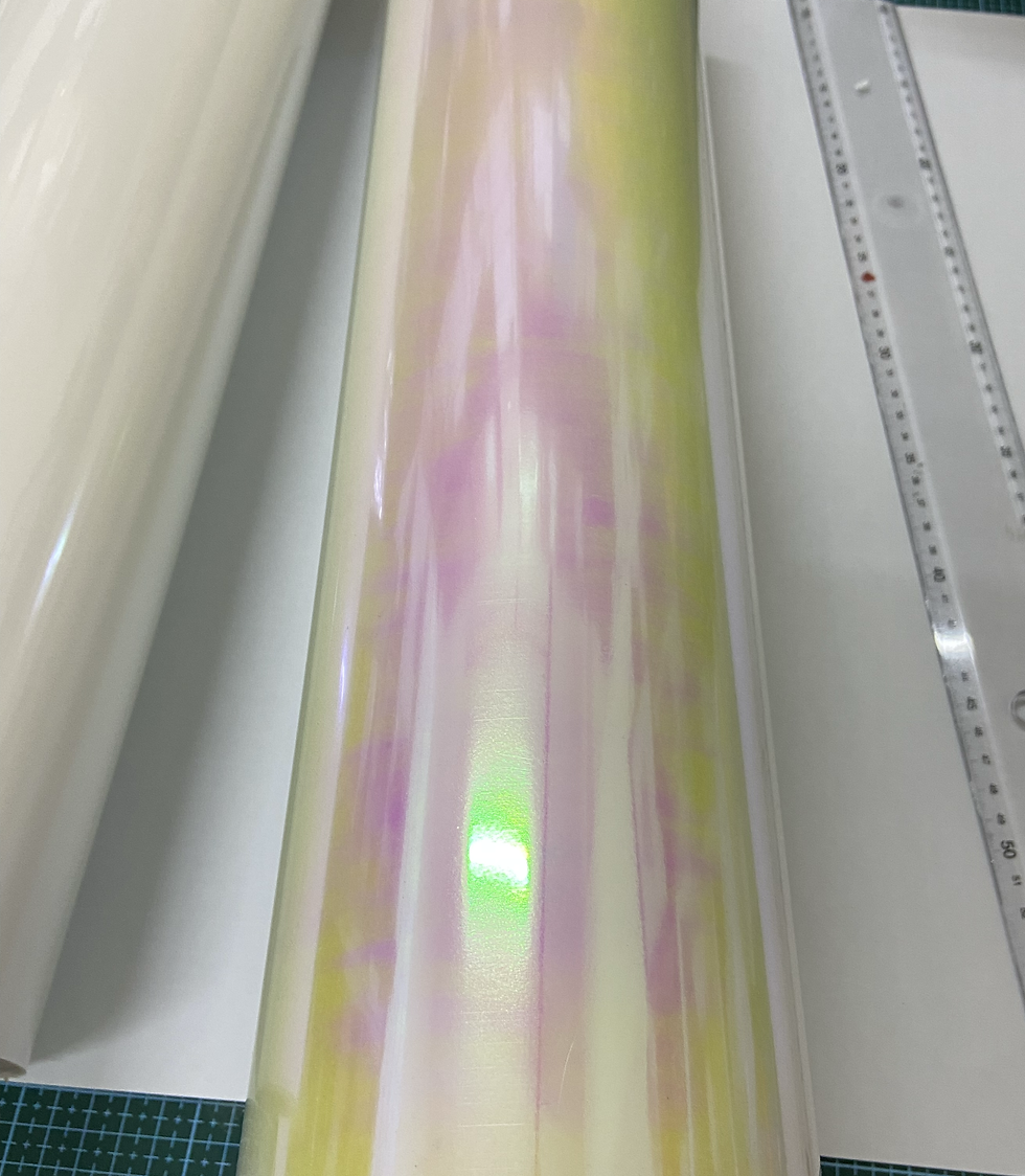 Thumbnail: Holographic & Patterned Heat Transfer Vinyl – 30x50cm | Stunning Shine & Unique