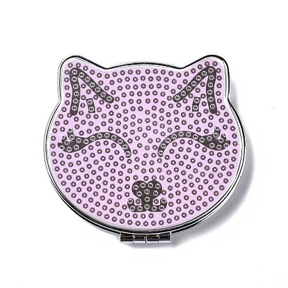 Thumbnail: Diamond Painting Pocket Mirror – Sparkling DIY Compact Mirror