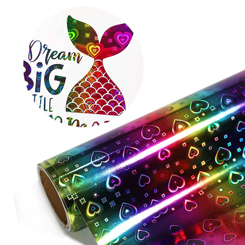 Thumbnail: 30x60cm Holographic Permanent Self-Adhesive Vinyl ✨🌈