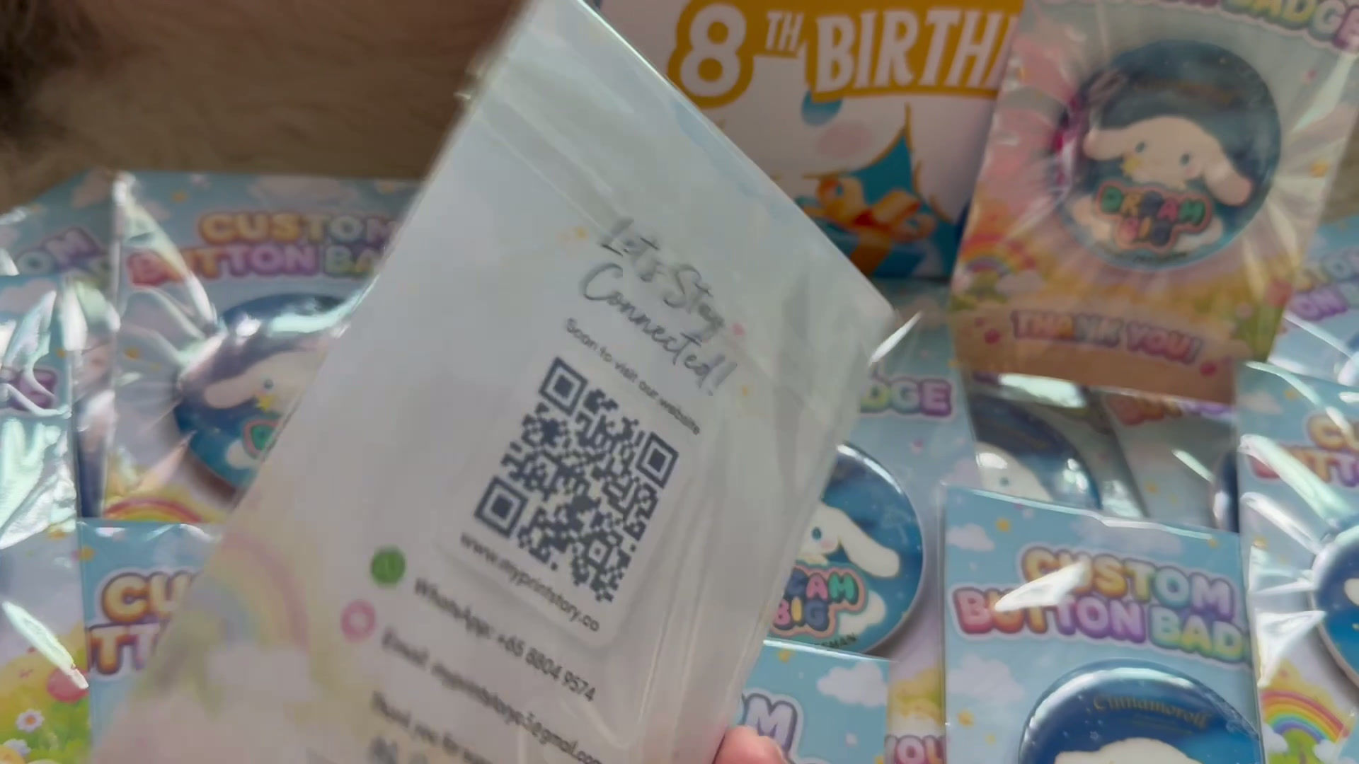 Customised 58mm Button Badge Pin | Personalised Name Logo Photo Badge | Event &