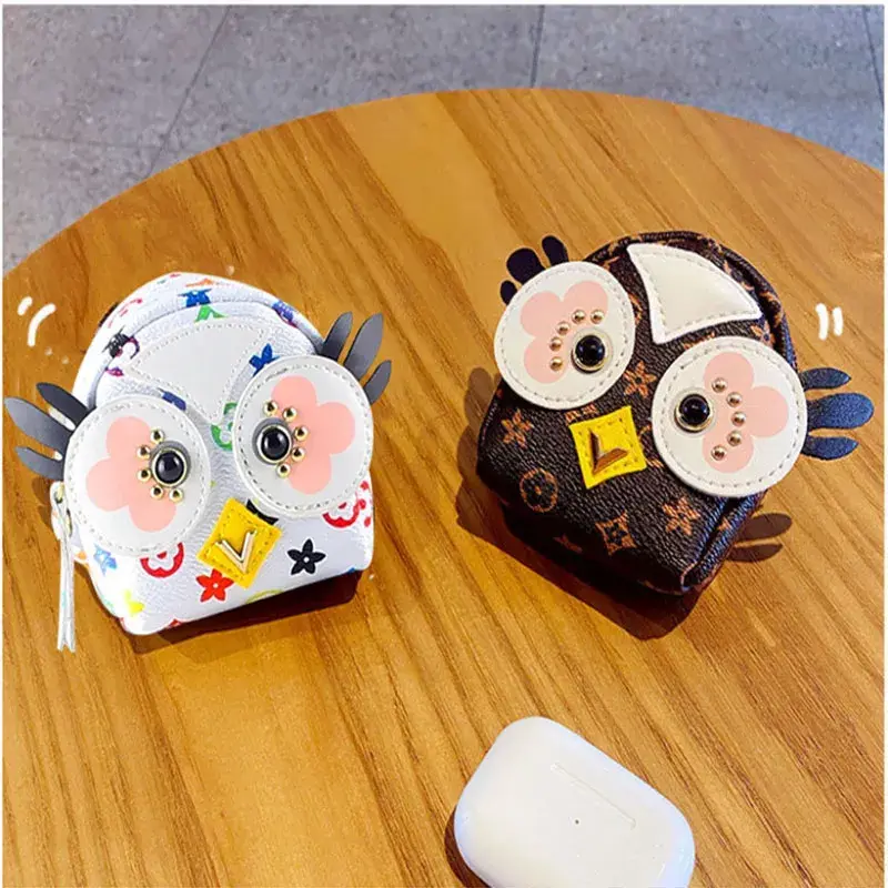 Thumbnail: Ready-to-Ship Novelty Big Eye Coin Pouch Mini Backpack Keychain