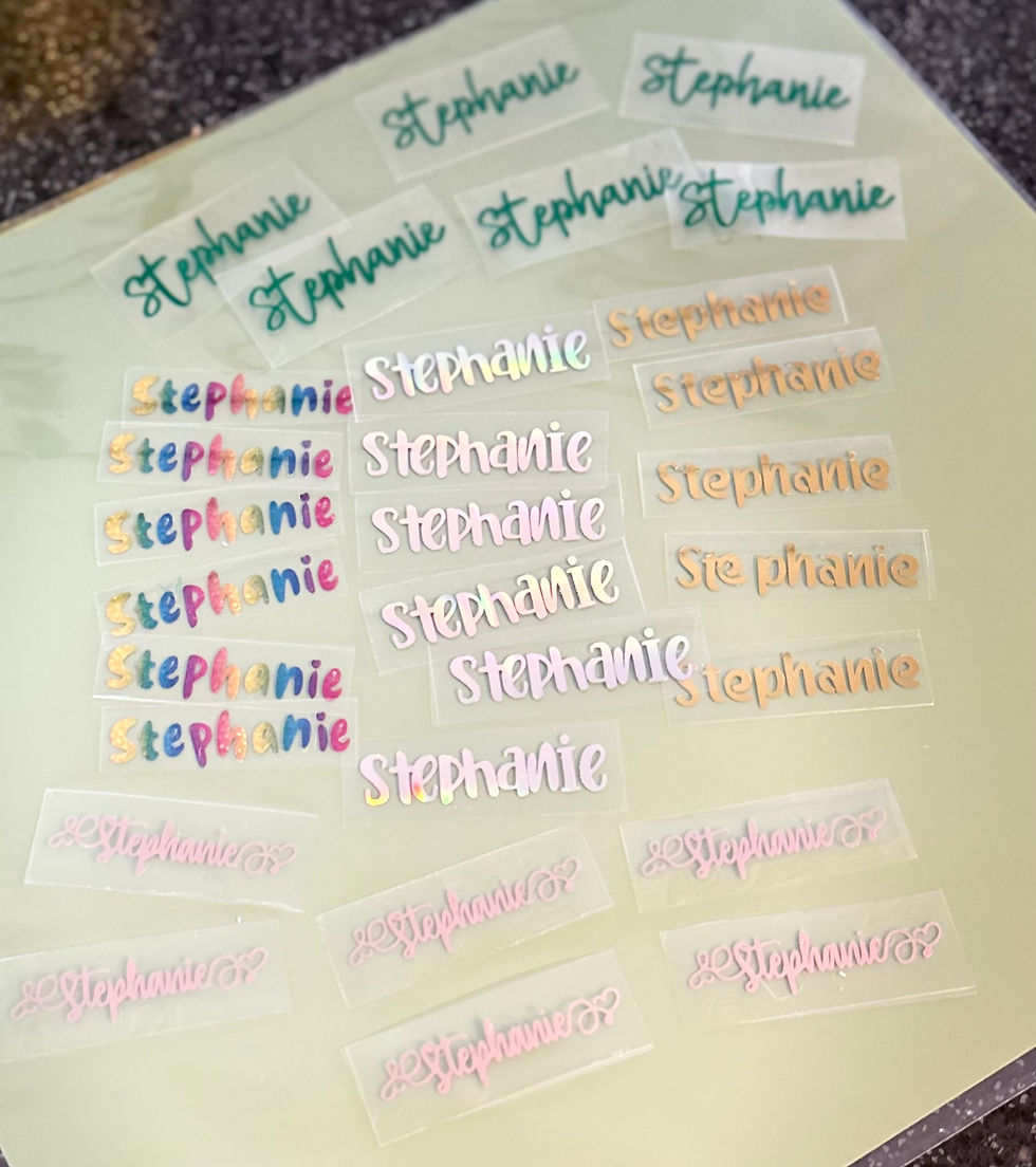 Thumbnail: Custom Iron-On Name Labels for Clothing, Textiles & Fabrics