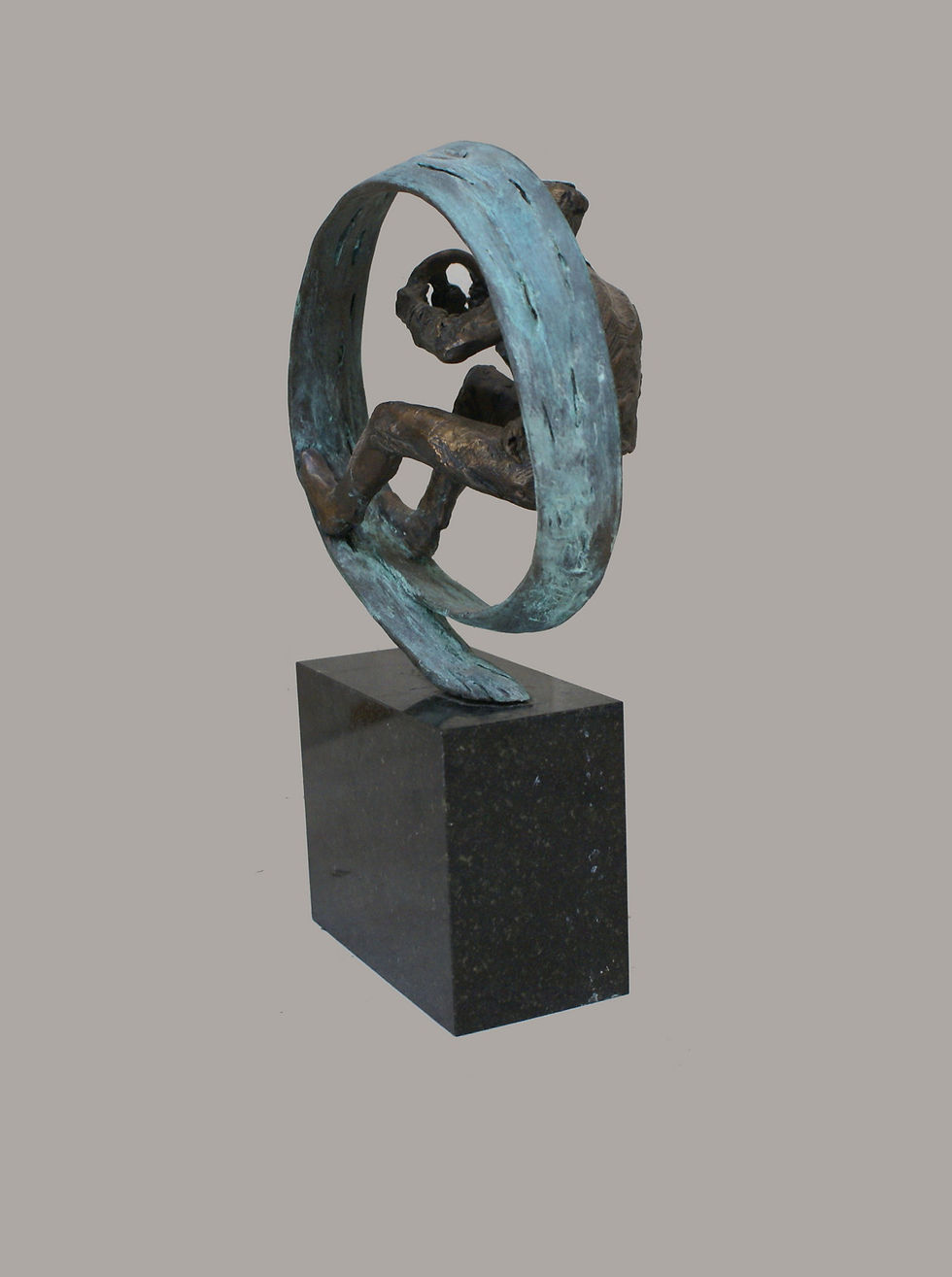 Thumbnail: "Movement. Circle of Life" ,2020 ,bronze, 19 W x 31 H x 10 D cm