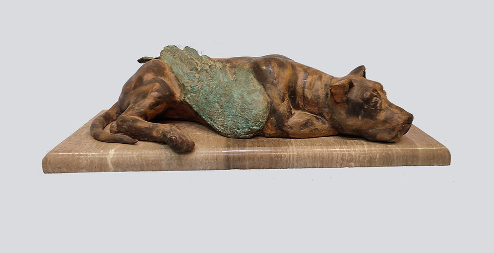 Прев'ю: "Друг" бронза,2002 р., 57 Ш x 18 В x 27 Г см