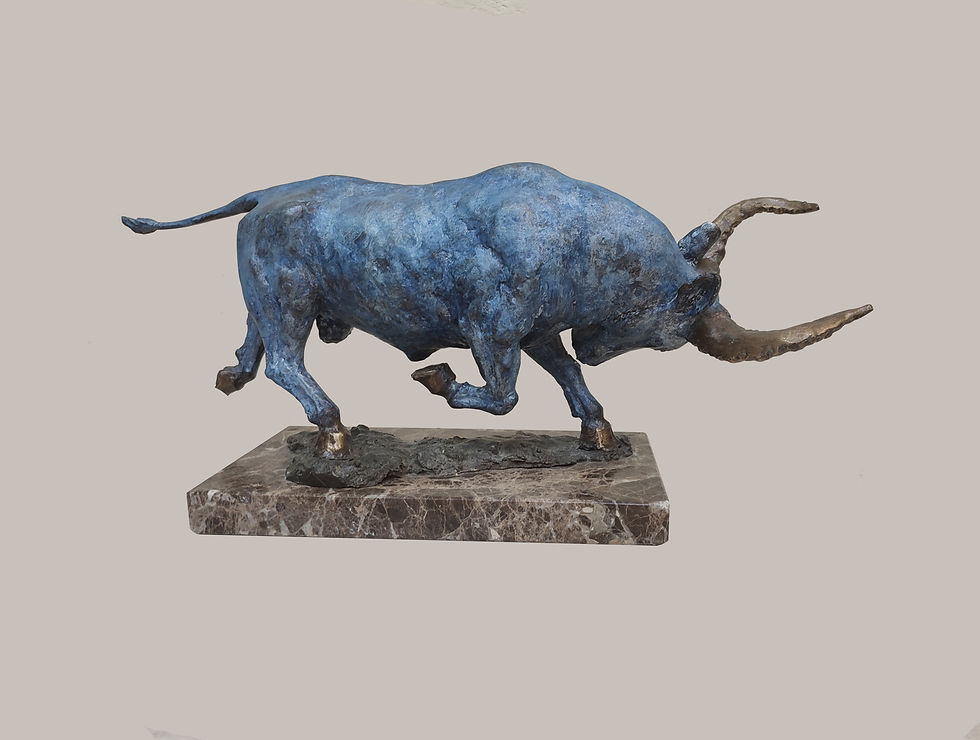 Прев'ю: "Буйвол" , бронза,,2006, 32 Ш x 16 В x 15 Г см