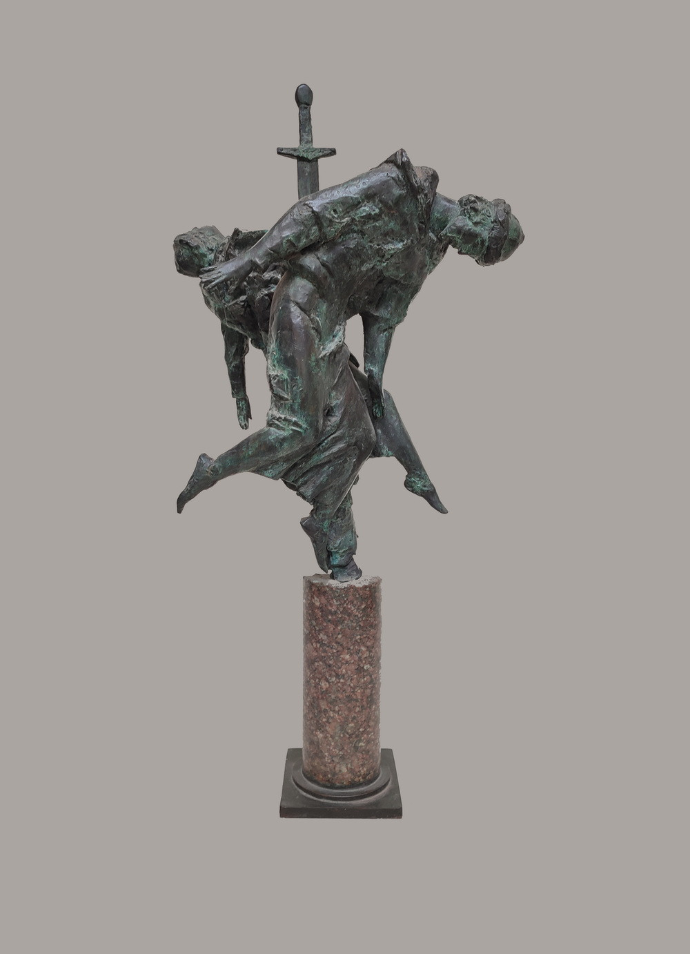 "Князі Борис і Гліб "бронза,1998 р.,27 Ш x 60 В x 21 Г см