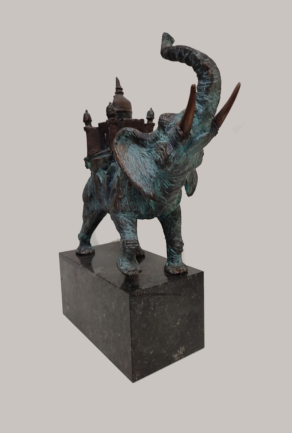 Thumbnail: "Taj Mahal Eternal love" 2020,bronze,30 W x 37 H x 11 D cm