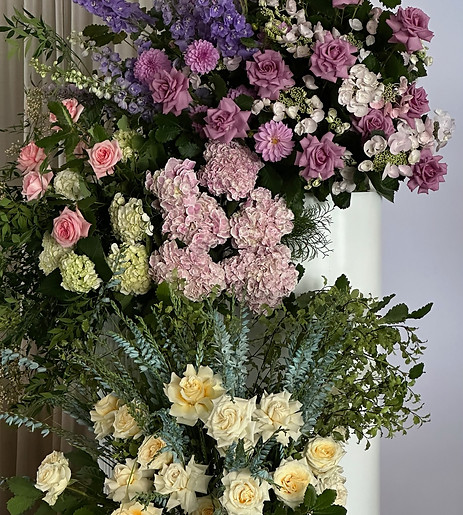 Branded flower media wall sydney