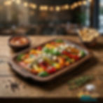 salată de ardei copți pe Terasa Panoramică Max International Râșnov, Bran