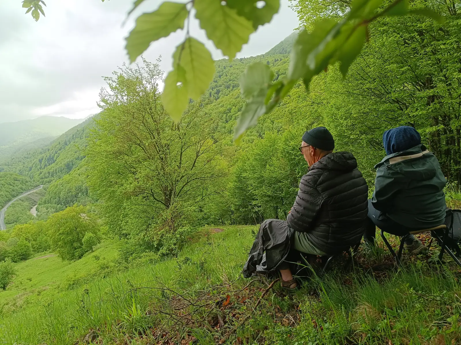 Punct panoramic pe traseul Eco Village Magura Pestera langa Rasnov