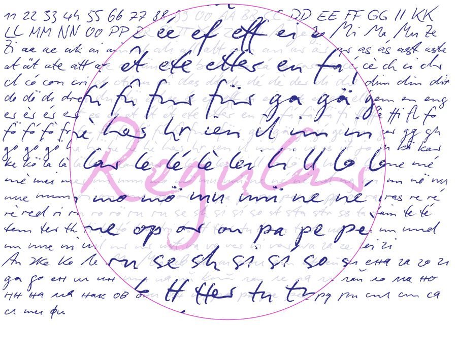 Thumbnail: ingoFonts Biro Script detail animated gif