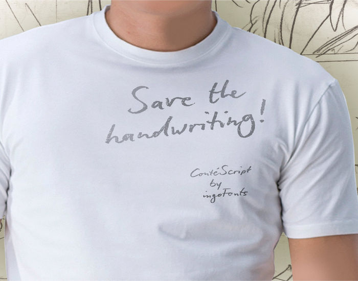 Save the handwriting