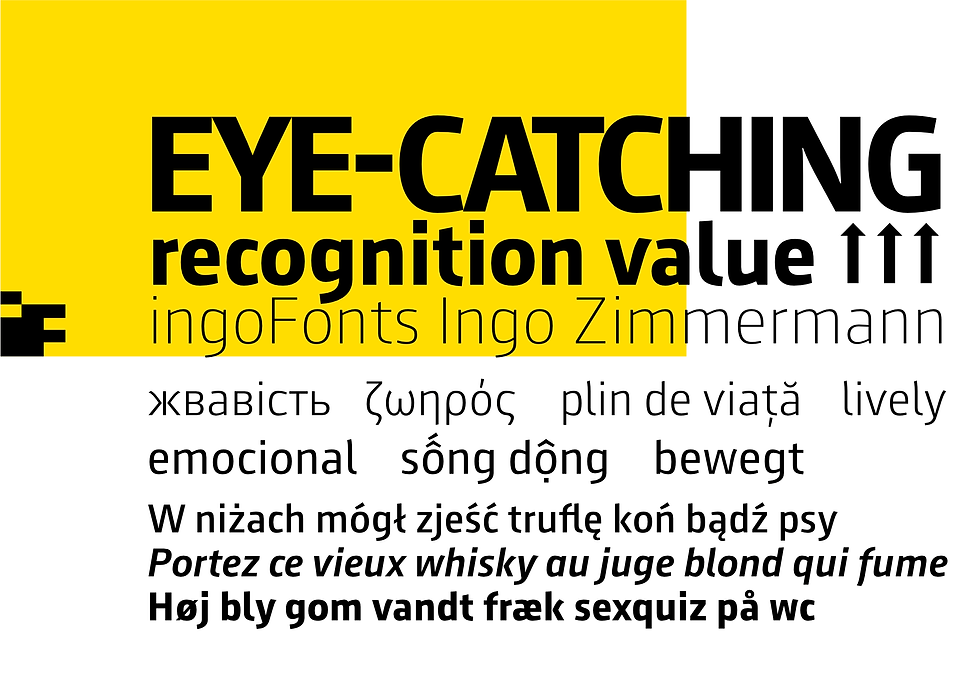 Miniature : ingoFonts Lecturia sans serif variable font specimen