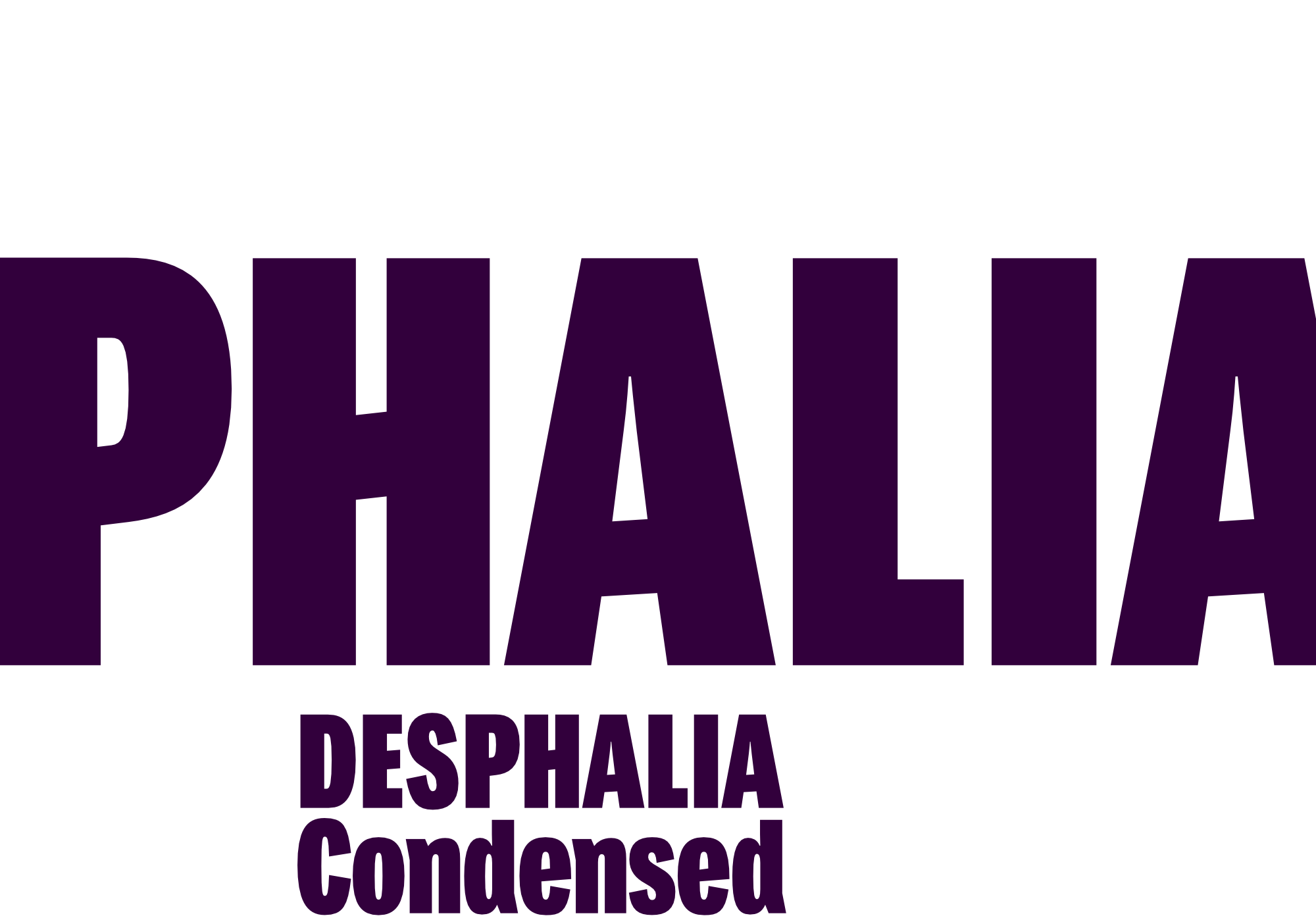 ingoFonts Desphalia condensed sans serif