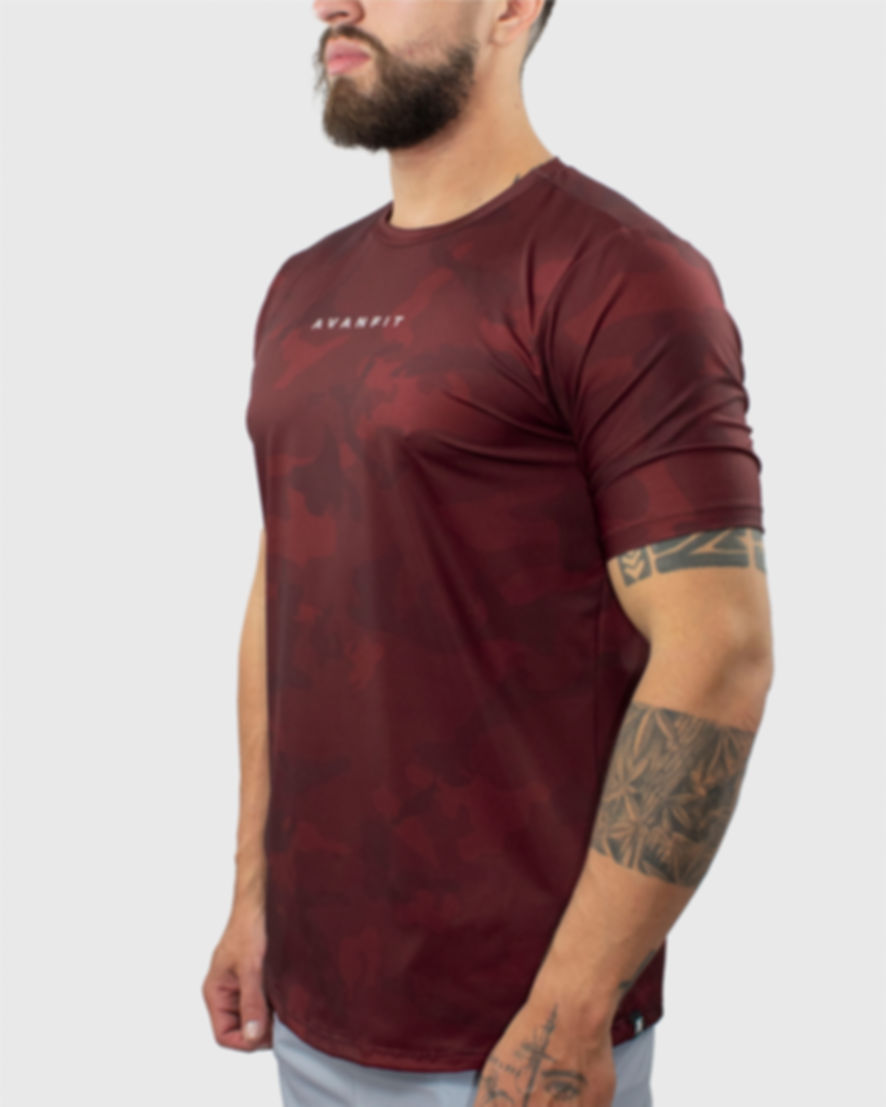 Camo Vino Tinto  | Camiseta