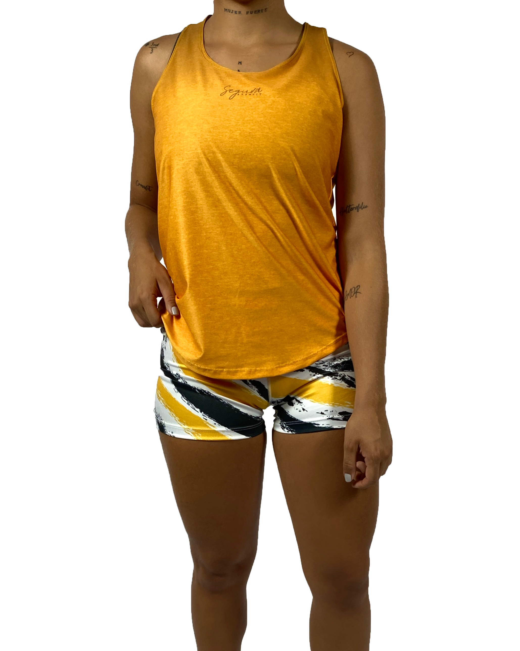 Camisilla Mujer Mostaza