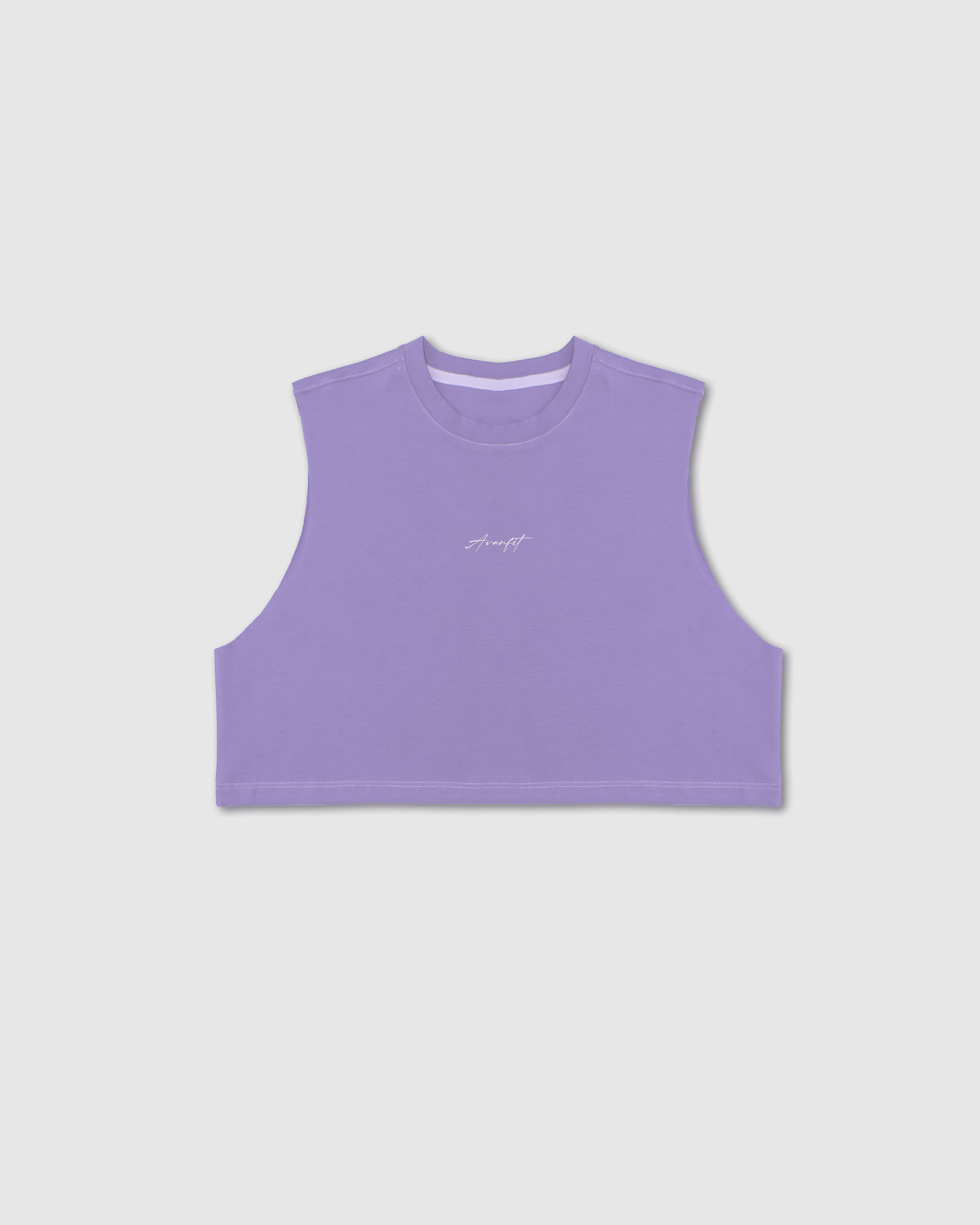 Crop top manga sisa | Lila