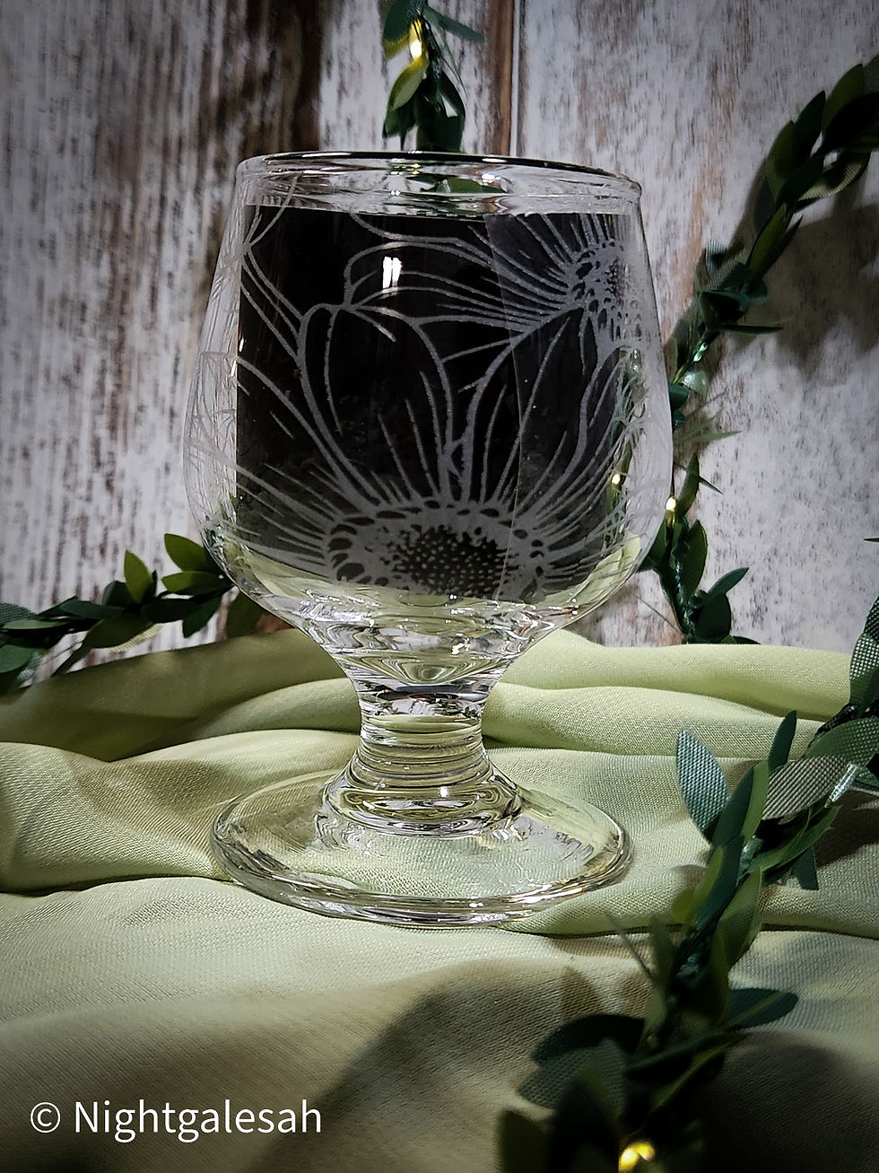 Thumbnail: Wedding Themed Fancy Goblet Shot Glass