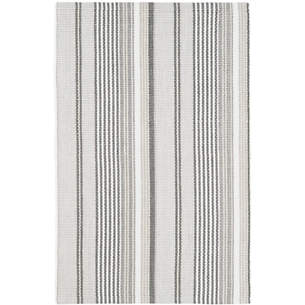 Ticking stripe indoor/outdoor rug