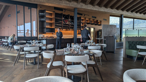 The restaurant Gunna á Leiti at Hótel Jökulsárlón