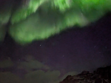 The Northern lights happen all day long!