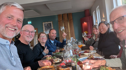 At the restaurant at Hótel Hallormsstaður