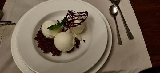 Gourmet dish at Boutique Hotel Anna